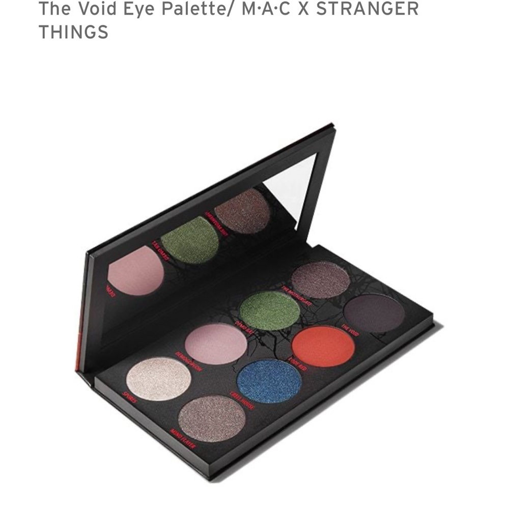 MAC, Palette Eyeshadow, Stranger Things, The Void x8